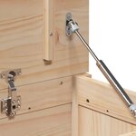 vidaXL Boîte de rangement 110x50x45 5 cm Bois massif de pin