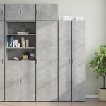 vidaXL Armoire murale gris béton 50x42 5x40 cm bois d'ingénierie