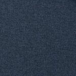 vidaXL Rideaux occultants aspect lin avec crochets 2Pièces Bleu 140x225cm