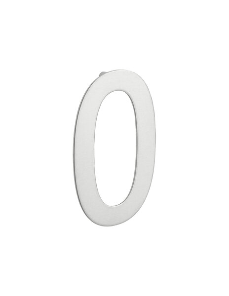 THIRARD - Chiffre 0 à visser  inox  H.100mm - THIRARD