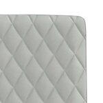 vidaXL Chaises à manger lot de 6 gris clair velours