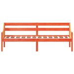 vidaXL Lit de jour sans matelas cire marron 90x200 cm bois pin massif