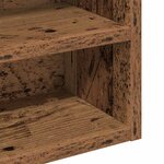 vidaXL Vitrine Bois ancien 100 x 15 x 58 cm Bois d'ingénierie