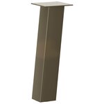 vidaXL Pieds de table basse 4 pièces Acier naturel 42 cm Acier