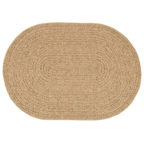 vidaXL Tapis ZIZUR Marron PP