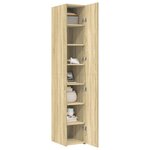 vidaXL Buffet haut chêne sonoma 30x42 5x185 cm bois d'ingénierie