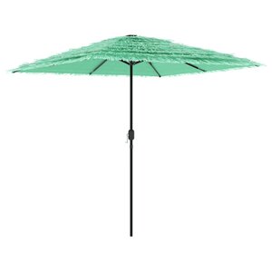 vidaXL Parasol de jardin avec mât en acier vert 248x248x248 cm