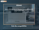 Qualitoner 4 toner oki es5442 noir + cyan + magenta + jaune compatible pour oki oki