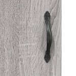 vidaXL Buffet sonoma gris 100x36x60 cm bois d'ingénierie