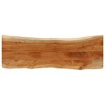 vidaXL Dessus de table 110x40x3 8 cm rectangulaire bois massif acacia