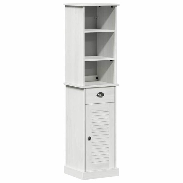 vidaXL Ensemble de mobilier de salle de bain 2 Pièces Marron et blanc