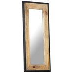 vidaXL Miroir 110x50 cm Bois de manguier massif