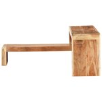 vidaXL Meubles TV 2 Pièces Bois d'acacia massif