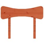 vidaXL Tête de lit cire marron 90 cm bois massif de pin