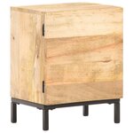 vidaXL Table de chevet 40x30x51 cm Bois de manguier solide