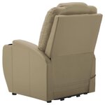 Vidaxl fauteuil releveur inclinable cappuccino similicuir