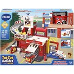 Vtech 80-543005-005 - Tut Tut Bolides Série Pro Super Caserne de Pompiers Interactive