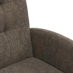 vidaXL Chaises de Salle à Manger avec Roues 2 Pièces Gris foncé