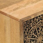 vidaXL Meuble TV 105x33x46 cm Bois massif de manguier