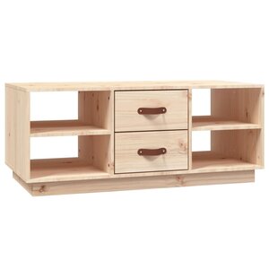 vidaXL Table basse 100x50x41 cm Bois massif de pin