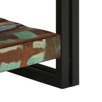 vidaXL Table basse multicolore 50x50x38 cm bois de récupération massif