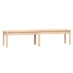 vidaXL Banc de jardin à 2 places 203 5x44x45 cm bois massif de pin