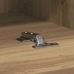 vidaXL Meuble TV mural Montage mural chêne artisanal 100 x 30 x 30 cm