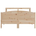 vidaXL Cadre de lit sans matelas 140x200 cm bois massif de pin