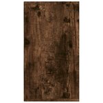 vidaXL Banc à chaussures Chêne fumé 103x30x55 cm Bois d'ingénierie