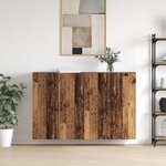 vidaXL Armoire Murale 2 Pièces Bois ancien 69 5 x 34 x 90 cm