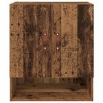 vidaXL Meuble mural Vieux bois 60 x 31 x 70 cm Bois d'ingénierie