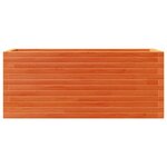 vidaXL Jardinière cire marron 110x40x46 cm bois de pin massif