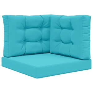 vidaXL Coussin de canapé d'extérieur Polyester Turquoise 60 x 60 cm