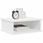 vidaXL Table de chevet 2 Pièces Blanc 40 x 31 x 15 cm Bois d'ingénierie