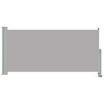 vidaXL Auvent latéral rétractable de patio 120 x 300 cm Gris