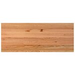 vidaXL Dessus de table marron clair bois chêne massif rectangulaire