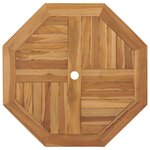 vidaXL Ensemble de salle à manger pour jardin 3 Pièces Marron