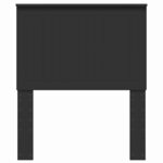 vidaXL Tête de lit avec tête de lit Chêne noir 80 cm Bois d'ingénierie