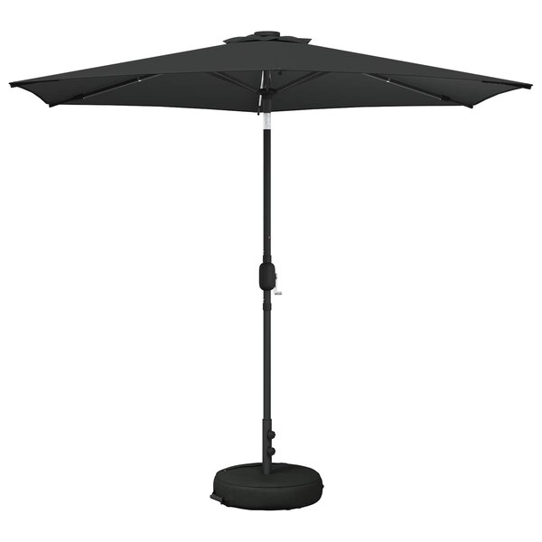 vidaXL Parasol de jardin avec lumières LED et base 270 x 270 cm