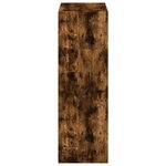 vidaXL Buffet haut chêne fumé 70x41x124 cm bois d'ingénierie
