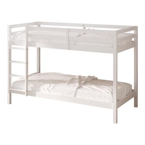 Lit superposé Jip blanc + matelas