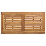 vidaXL Table de jardin Noir et Marron 80 x 40 x 40 cm polyrotin