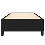 vidaXL Cadre de lit sans matelas noir 80x200 cm tissu