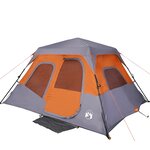 vidaXL Tente familiale 6 personnes libération rapide imperméable