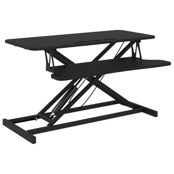 vidaXL Bureau de travail réglable 90x40x(13-50) cm Acier et bois