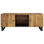 vidaXL Table basse 100x54x40cm bois de manguier solide et d'ingénierie
