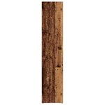 vidaXL Bibliothèque vieux bois 36x30x143 cm Bois d'ingénierie
