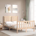 vidaXL Cadre de lit sans matelas 120x200 cm bois de pin massif