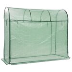vidaXL Serre avec porte zippée 200x80x170 cm