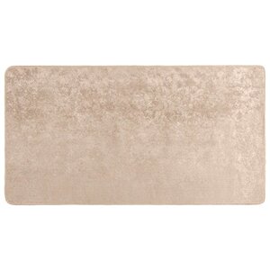 vidaXL Coureur de Tapis MARSA Beige 80 x 150 cm Polyester et PVC